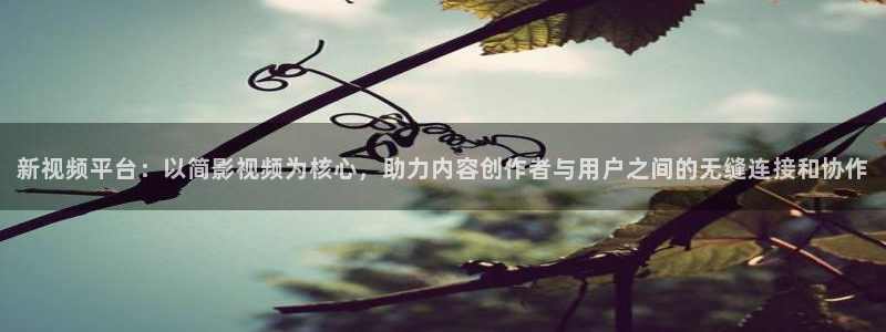 熊猫电影yy8y3全部免费观看：新视频平台：以简影视频为核心，助力内容创作者与用户之间的无缝连接和协作