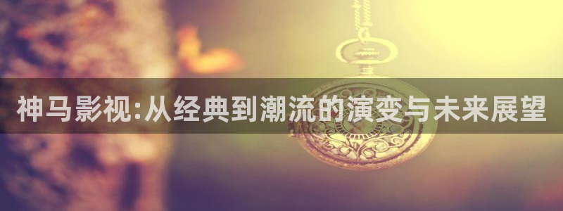 熊猫大侠电影在线观看：神马影视:从经典到潮流的演变与未来展望