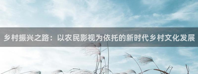 熊猫客：乡村振兴之路：以农民影视为依托的新时代乡村文化发展