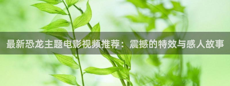 熊猫的视频：最新恐龙主题电影视频推荐：震撼的特效与感人故事